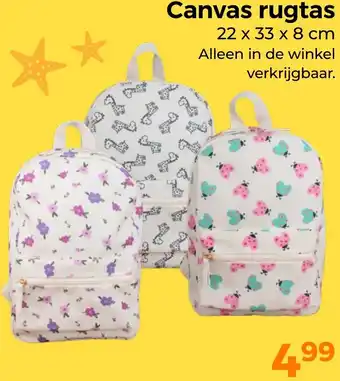 Trekpleister Canvas rugtas aanbieding
