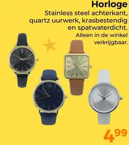 Trekpleister Horloge aanbieding