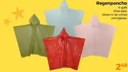 Trekpleister Regenponcho aanbieding