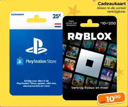 Trekpleister Cadeaukaart aanbieding