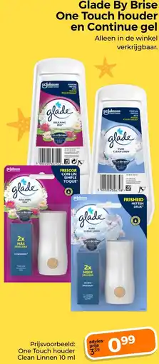 Trekpleister Glade By Brise One Touch houder en Continue gel aanbieding