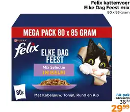 Trekpleister Felix kattenvoer Elke Dag Feest mix aanbieding