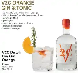 Sligro V2C Dutch Dry Gin Orange aanbieding