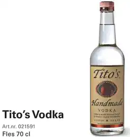 Sligro Tito's Vodka aanbieding