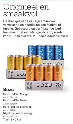 Sligro Bozu aanbieding