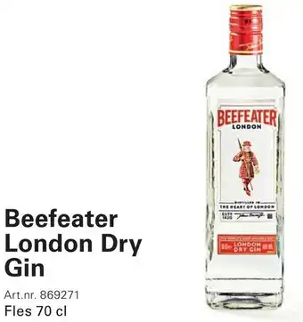 Sligro Beefeater London Dry Gin aanbieding
