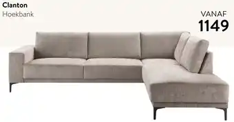 IN.HOUSE Clanton Hoekbank aanbieding