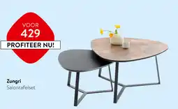 IN.HOUSE Zungri Salontafelset aanbieding