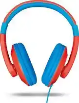 Bol.com Trust Sonin - Kinder koptelefoon - On-ear - Rood/Blauw aanbieding
