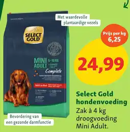 Maxi Zoo Select Gold hondenvoeding aanbieding