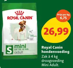 Maxi Zoo Royal Canin hondenvoeding aanbieding