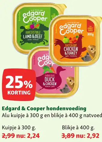 Maxi Zoo Edgard & Cooper hondenvoeding aanbieding