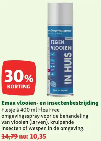 Maxi Zoo Emax vlooien en insectenbestrijding aanbieding
