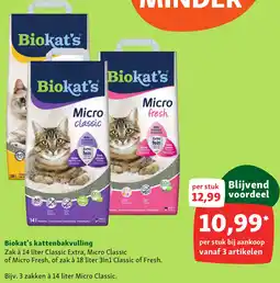 Maxi Zoo Biokat's kattenbakvulling aanbieding