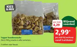 Maxi Zoo Topper hondensnacks aanbieding