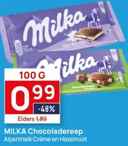 Butlon MILKA Chocoladereep aanbieding