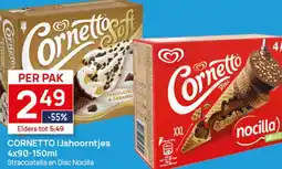 Butlon CORNETTO IJshoorntjes aanbieding