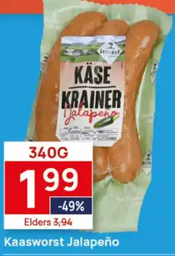 Butlon Kaasworst Jalapeño aanbieding