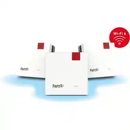 EP AVM W-LAN repeater Mesh Set 1600 3-pack Edition Inter aanbieding