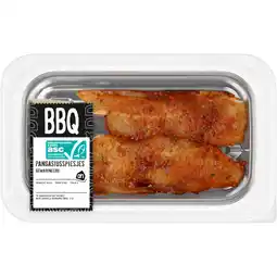 Albert Heijn AH BBQ pangasiusspiesjes gemarineerd aanbieding