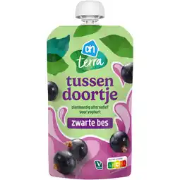 Albert Heijn AH Terra Plantaardige tussendoortje zwarte bes aanbieding