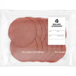 Albert Heijn AH Berliner leverworst aanbieding