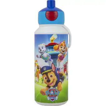 Albert Heijn Mepal Drinkfles pop-up paw patrol pups 400ml aanbieding
