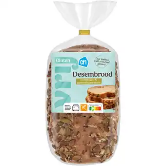 Albert Heijn AH Glutenvrij Desembrood pompoen- & zonnebloempitten aanbieding