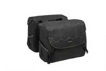 ANWB New Looxs Dubbele Fietstas Mondi Joy 38 Litel Zwart aanbieding
