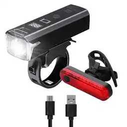 ANWB Exortus Oplaadbare LED Fietsverlichting set Zwart aanbieding