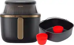 Coolblue Philips Airfryer XL 3000 Serie NA332/00 + Bakmeesterset aanbieding