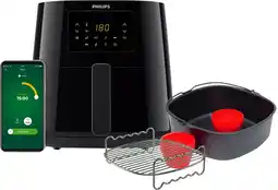 Coolblue Philips Airfryer XL Connected HD9280/70 + Kookrek + Bakvorm aanbieding