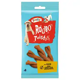 Zooplus 18 x 6 stuks Frolic Rodeo Twistos kip hondensnacks aanbieding