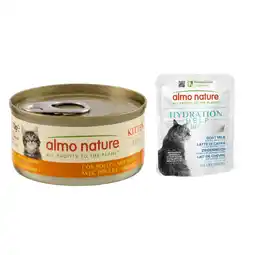 Zooplus 40% Korting! 6 x 70 g Almo Nature + 6 x 50 g HFC Hydration Help aanbieding