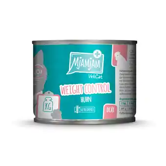 Zooplus 6x 200g MjAMjAM VetCat Weight Control Kip natvoer voor katten aanbieding