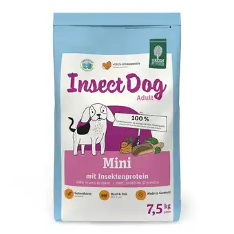 Zooplus 7.5kg Green Petfood InsectDog Mini droogvoer voor honden aanbieding