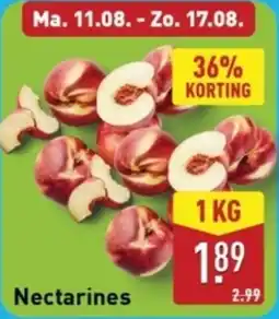 ALDI Nectarines aanbieding