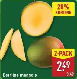 ALDI Eetrijpe mango's aanbieding