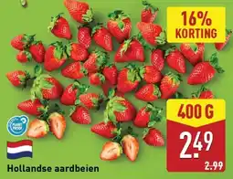 ALDI Aardbeien aanbieding