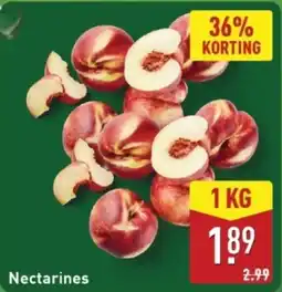 ALDI Nectarines aanbieding
