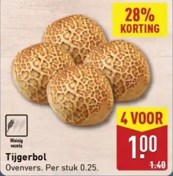 ALDI Tijgerbol aanbieding