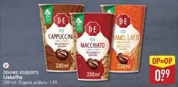 ALDI Douwe egberts IJskoffie aanbieding