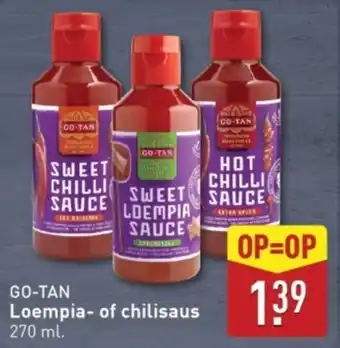 ALDI Go-Tan Loempia- of chilisaus aanbieding