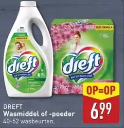 ALDI Dreft Wasmiddel of -poeder aanbieding