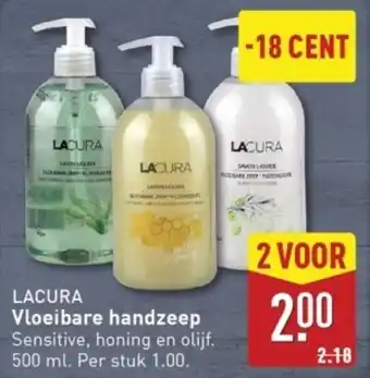 ALDI LACURA Vloeibare Handzeep aanbieding