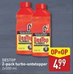 ALDI Destop Turbo Ontstopper aanbieding