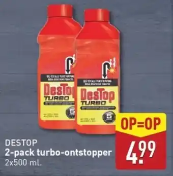 ALDI Destop Turbo Ontstopper aanbieding