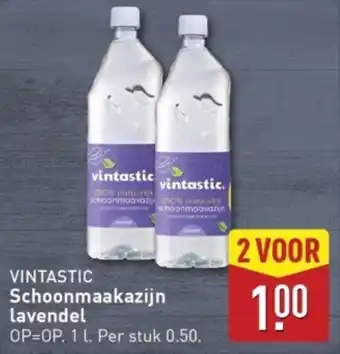 ALDI Vintastic Schoonmaakazijn lavendel aanbieding