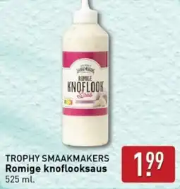 ALDI Trophy Smaakmakers Romige Knoflooksaus aanbieding