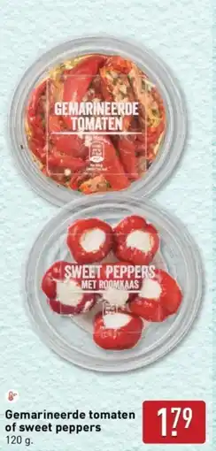 ALDI Gemarineerde tomaten of sweet peppers aanbieding